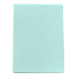 POLY TOWEL 2-PLY GREEN 13x18 919462