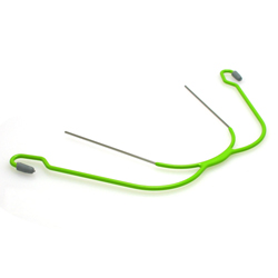 LIME GREEN COATED FACEBOW, UNIV CCFB006