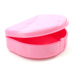 MARBLE PINK/WHITE RETAINER CASES 9575129